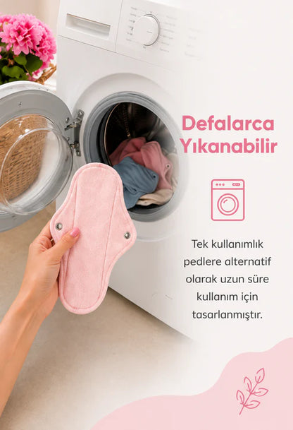 Swaya Doğal Ped | %100 Doğal Hijyenik ve Yıkanabilir Bambu Ped