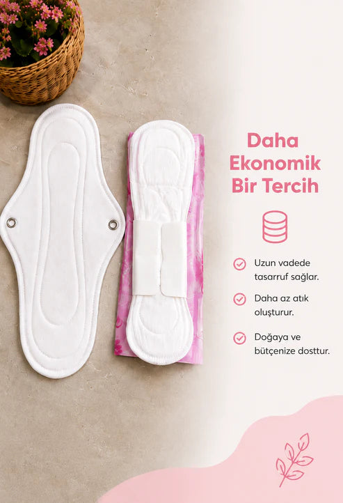 Swaya Doğal Ped | %100 Doğal Hijyenik ve Yıkanabilir Bambu Ped